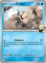 Reference image of Cynthia's Feebas, Destined Rivals