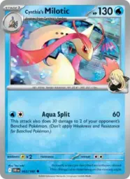 Reference image of Cynthia's Milotic, Destined Rivals