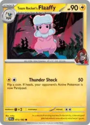 Reference image of Team Rocket's Flaaffy, Destined Rivals