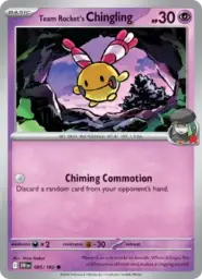 Reference image of Team Rocket's Chingling, Destined Rivals