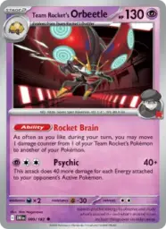 Reference image of Team Rocket's Orbeetle, Destined Rivals