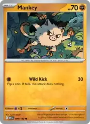 Reference image of Mankey, Destined Rivals