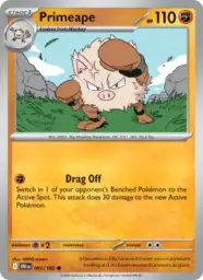 Reference image of Primeape, Destined Rivals