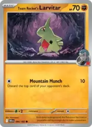 Reference image of Team Rocket's Larvitar, Destined Rivals
