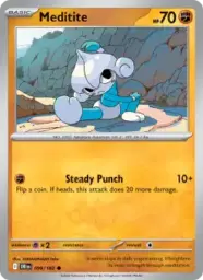 Reference image of Meditite, Destined Rivals