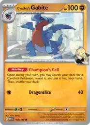Reference image of Cynthia's Gabite, Destined Rivals
