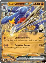 Reference image of Cynthia's Garchomp ex, Destined Rivals