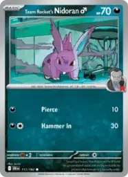 Reference image of Team Rocket's Nidoran♂, Destined Rivals
