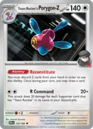 Reference image of Team Rocket's Porygon-Z, Destined Rivals