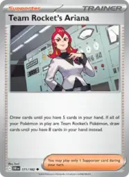 Reference image of Team Rocket's Ariana, Destined Rivals