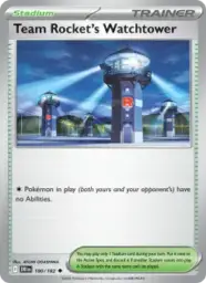 Reference image of Team Rocket's Watchtower, Destined Rivals