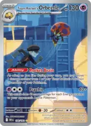 Reference image of Team Rocket's Orbeetle, Destined Rivals