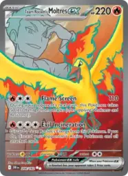 Reference image of Team Rocket's Moltres ex, Destined Rivals