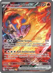 Reference image of Team Rocket's Moltres ex, Destined Rivals
