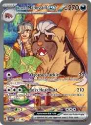Reference image of Arven's Mabosstiff ex, Destined Rivals