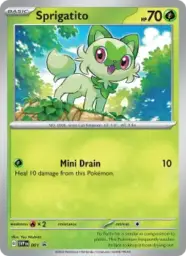 Reference image of Sprigatito, SVP Black Star Promos