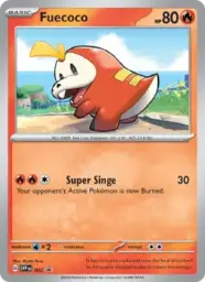 Reference image of Fuecoco, SVP Black Star Promos