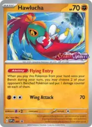 Reference image of Hawlucha, SVP Black Star Promos