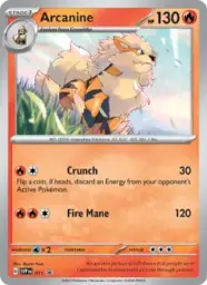Reference image of Arcanine, SVP Black Star Promos