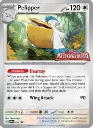 Reference image of Pelipper, SVP Black Star Promos