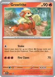 Reference image of Growlithe, SVP Black Star Promos