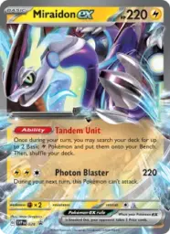 Reference image of Miraidon ex, SVP Black Star Promos