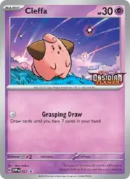 Reference image of Cleffa, SVP Black Star Promos