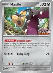 Reference image of Mawile, SVP Black Star Promos