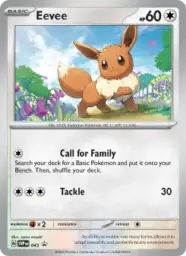 Reference image of Eevee, SVP Black Star Promos