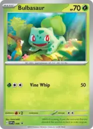 Reference image of Bulbasaur, SVP Black Star Promos