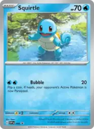 Reference image of Squirtle, SVP Black Star Promos