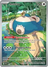 Reference image of Snorlax, SVP Black Star Promos