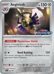 Reference image of Aegislash, SVP Black Star Promos