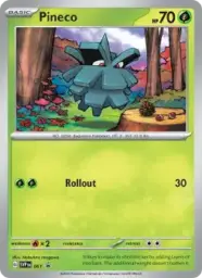 Reference image of Pineco, SVP Black Star Promos