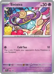 Reference image of Sinistea, SVP Black Star Promos