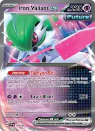 Reference image of Iron Valiant ex, SVP Black Star Promos