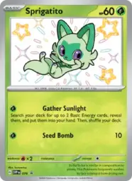 Reference image of Sprigatito, SVP Black Star Promos