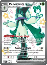 Reference image of Meowscarada ex, SVP Black Star Promos