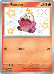 Reference image of Fuecoco, SVP Black Star Promos