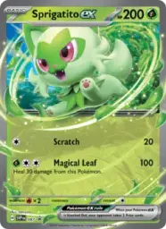 Reference image of Sprigatito ex, SVP Black Star Promos
