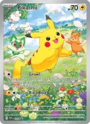 Reference image of Pikachu, SVP Black Star Promos
