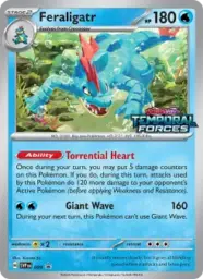 Reference image of Feraligatr, SVP Black Star Promos