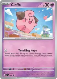 Reference image of Cleffa, SVP Black Star Promos