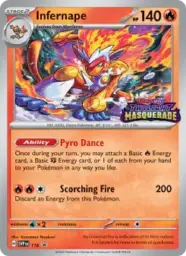 Reference image of Infernape, SVP Black Star Promos