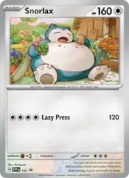 Reference image of Snorlax, SVP Black Star Promos