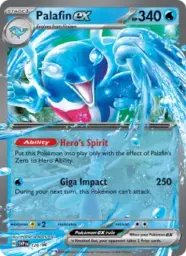 Reference image of Palafin ex, SVP Black Star Promos