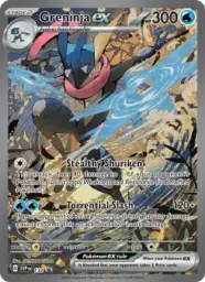 Reference image of Greninja ex, SVP Black Star Promos