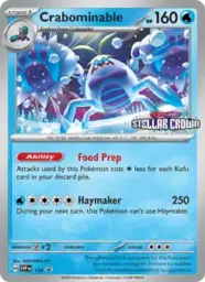 Reference image of Crabominable, SVP Black Star Promos