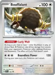 Reference image of Bouffalant, SVP Black Star Promos