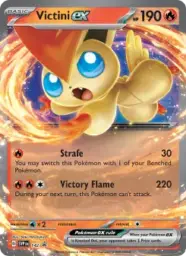 Reference image of Victini ex, SVP Black Star Promos